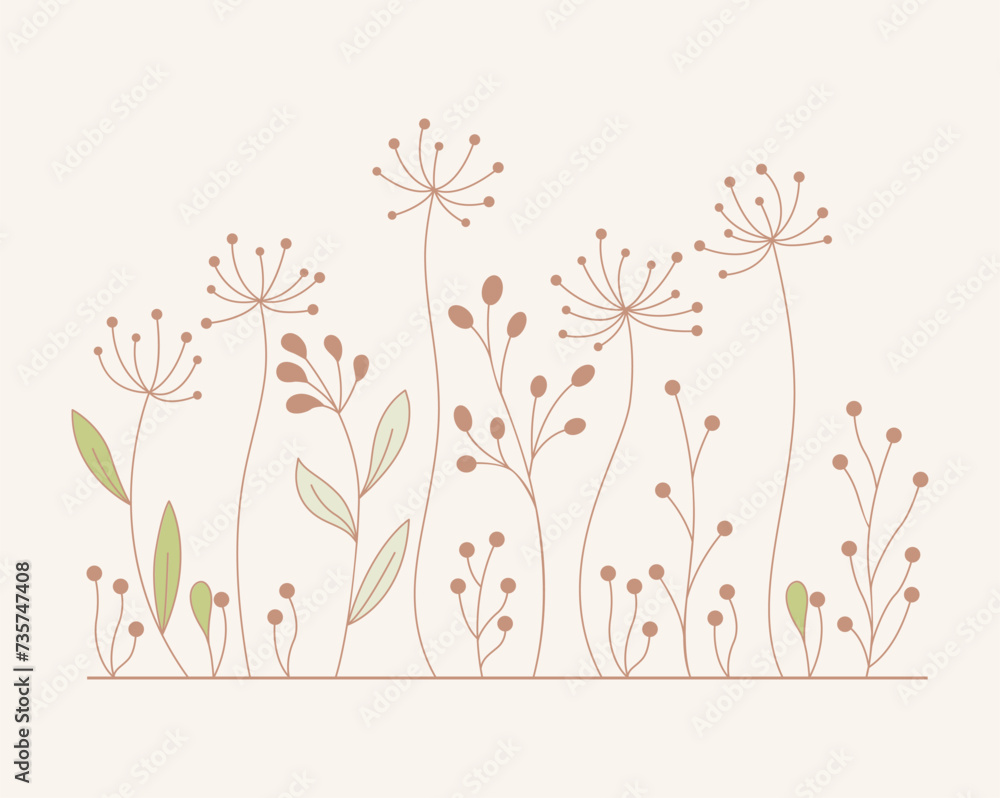 Vector of Illustration of wild flowers about flowers, icon, illustration, floral, and nature. Beautiful flower style color Vector of Illustration of wild flowers about flowers, icon, illustration, floral, and nature. Beautiful flower style color