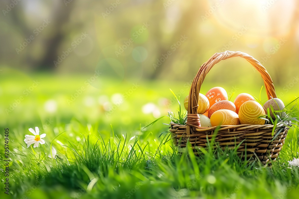 easter card, easter bunny with eggs, easter eggs and flowers, easter eggs in a basket, easter eggs and flowers on a white background, easter wall paper and background for social media easter card, easter bunny with eggs, easter eggs and flowers, easter eggs in a basket, easter eggs and flowers on a white background, easter wall paper and background for social media