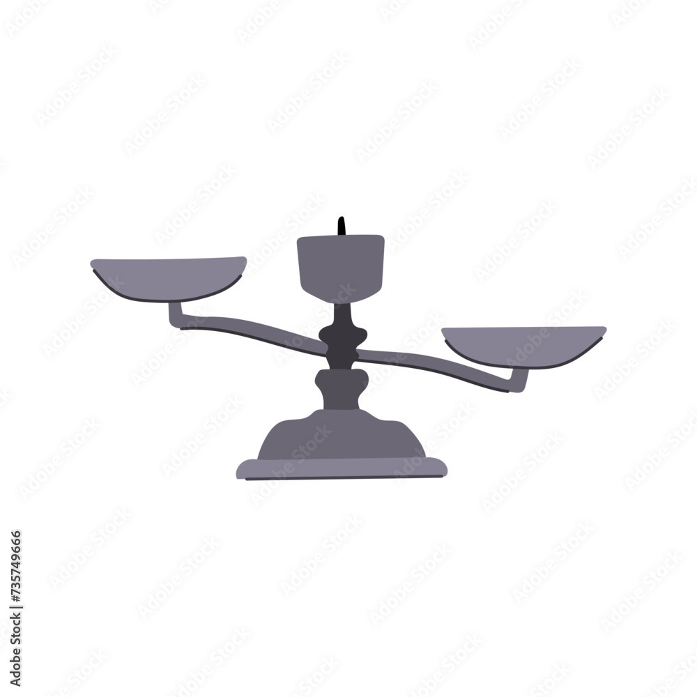 equilibrium balance scale cartoon vector illustration equilibrium balance scale cartoon vector illustration