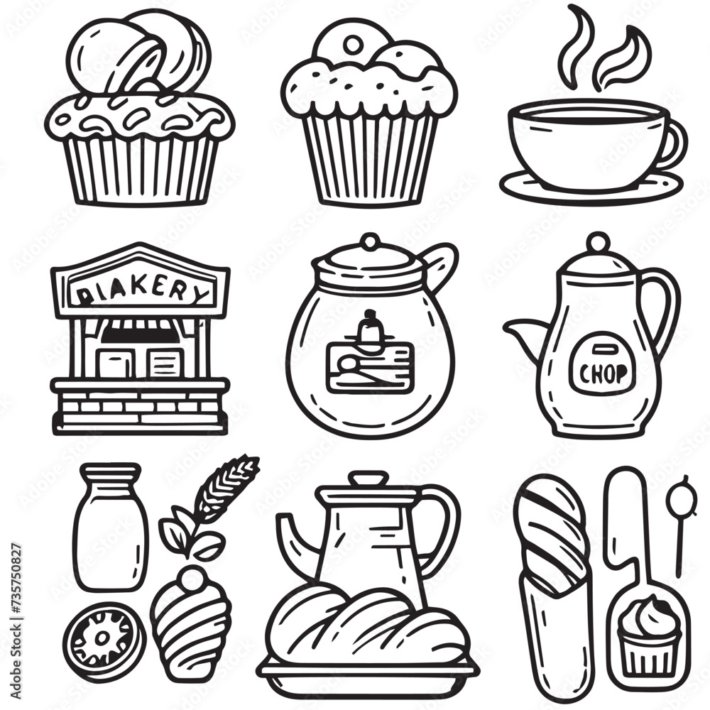 food and drink icons food and drink icons