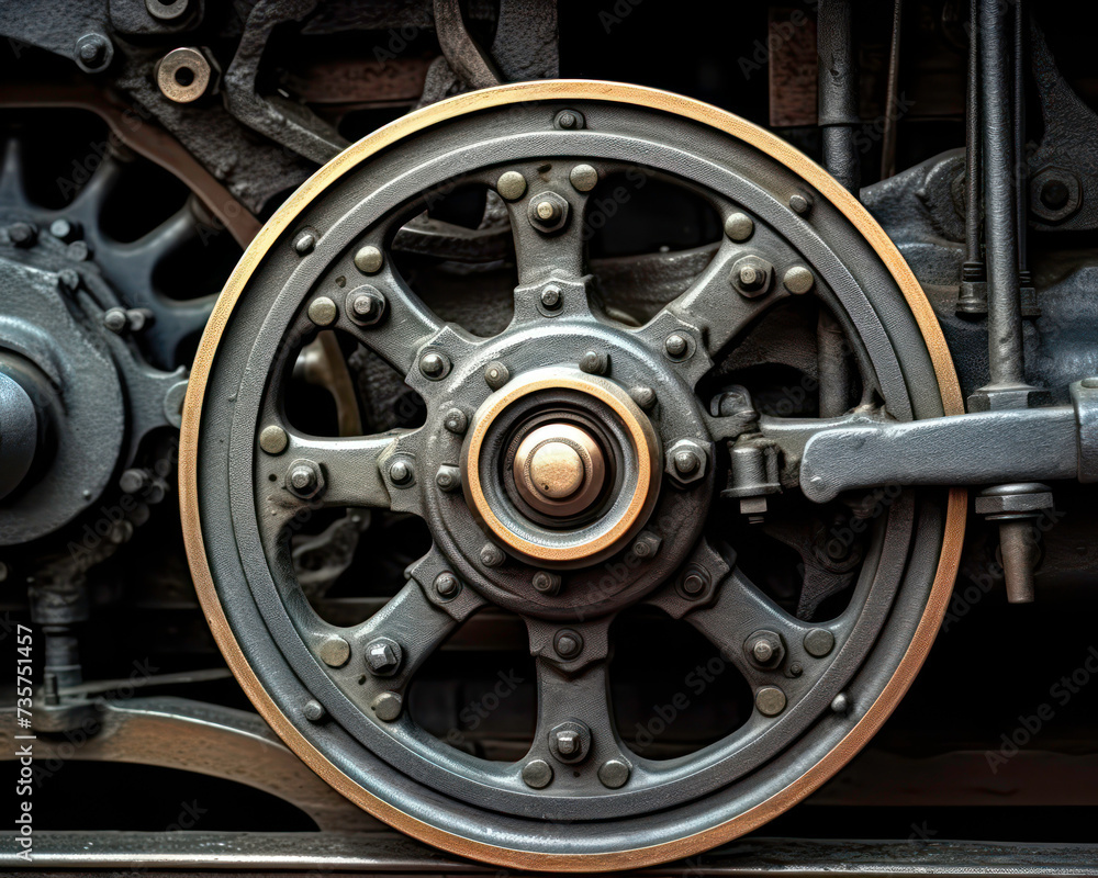 Industrial steampunk theme background Industrial steampunk theme background