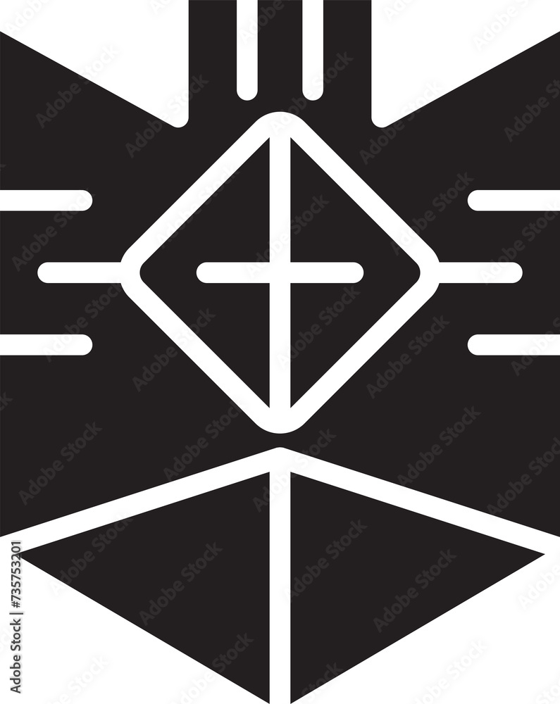 Shield Glyph Icon Shield Glyph Icon