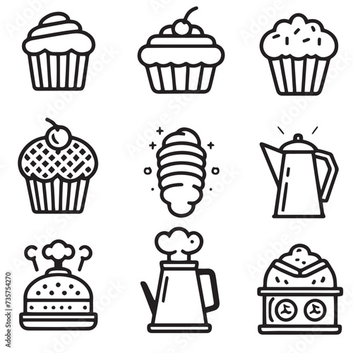 set of cakes