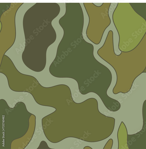 Cream .Greens ,Beige colours natural colour ,seamless pattern ,prints background (ID: 735760482)