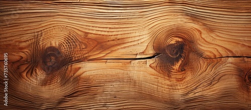 A close up of hardwood flooring with a knot in it resembles a fawn's eyelash. The water-like patterns in the wood create a unique art piece, blending fur and wood in a visual arts painting.