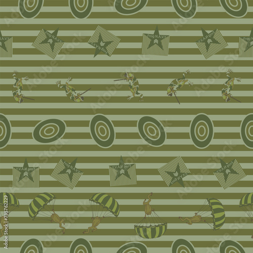 Cream .Greens ,Beige colours natural colour ,seamless pattern ,prints background (ID: 735762229)