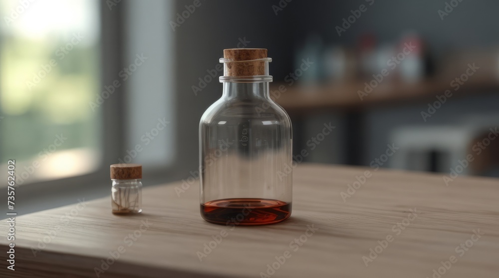 bottle of wine on wooden table bottle of wine on wooden table