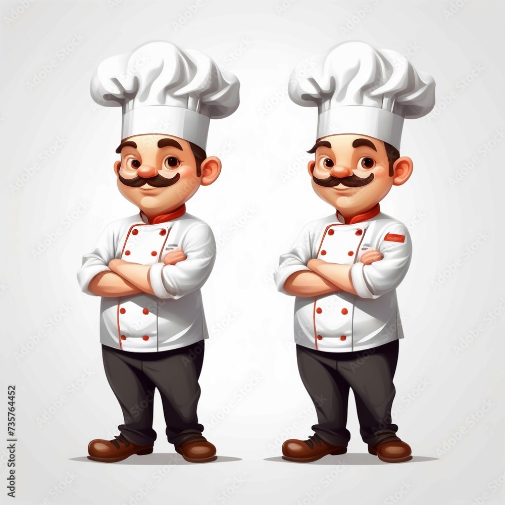 vector chef character design vector chef character design