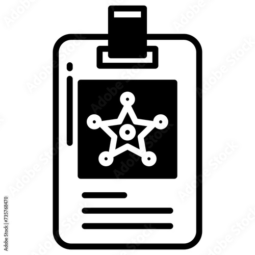 Card glyph and line vector illustration