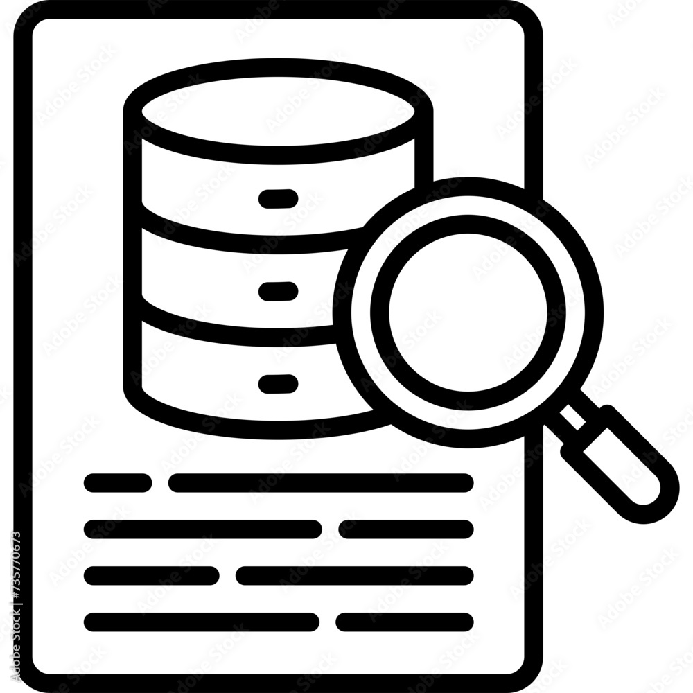 Search Data Icon Search Data Icon