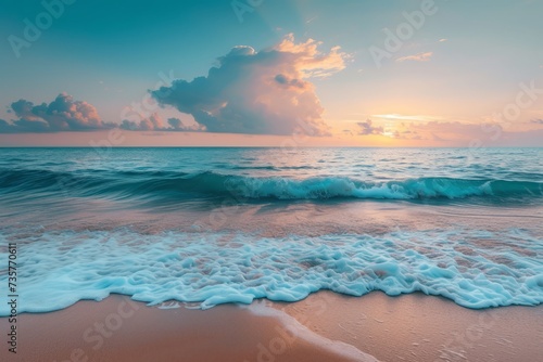 Beautiful seascape dreamy 4k
