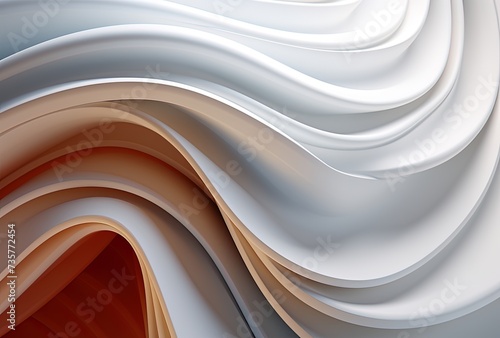 Abstract wavy white background for graphics use. Created with Ai