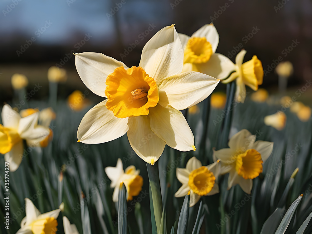Daffodils are known for blooming in early to late spring, depending on the variety and local climate conditions. AI Generated Daffodils are known for blooming in early to late spring, depending on the variety and local climate conditions. AI Generated