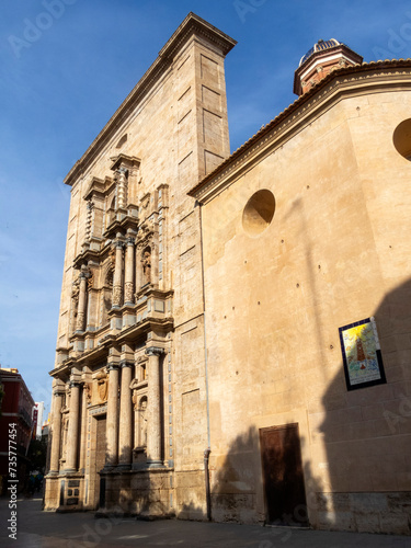 Facade of the parish of the Santisima Cruz (1555). Valencia, Spain. photo