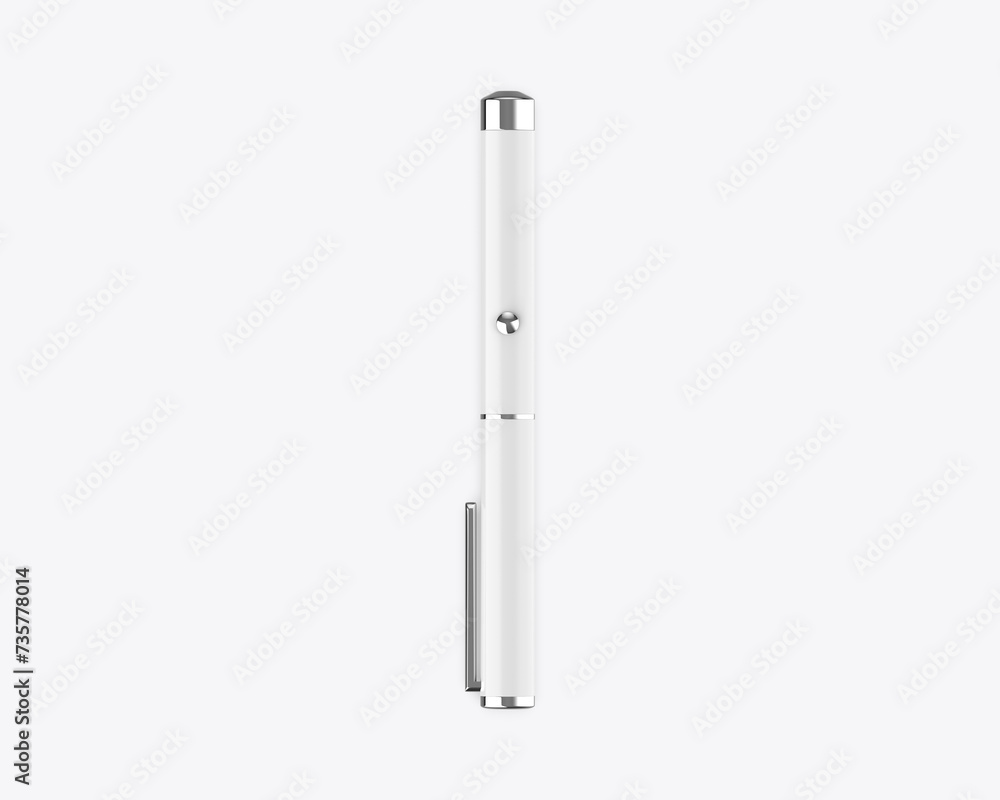 Blank laser pointer pen ready for your design and branding mockup template isolated on white background, 3d illustration. Blank laser pointer pen ready for your design and branding mockup template isolated on white background, 3d illustration.
