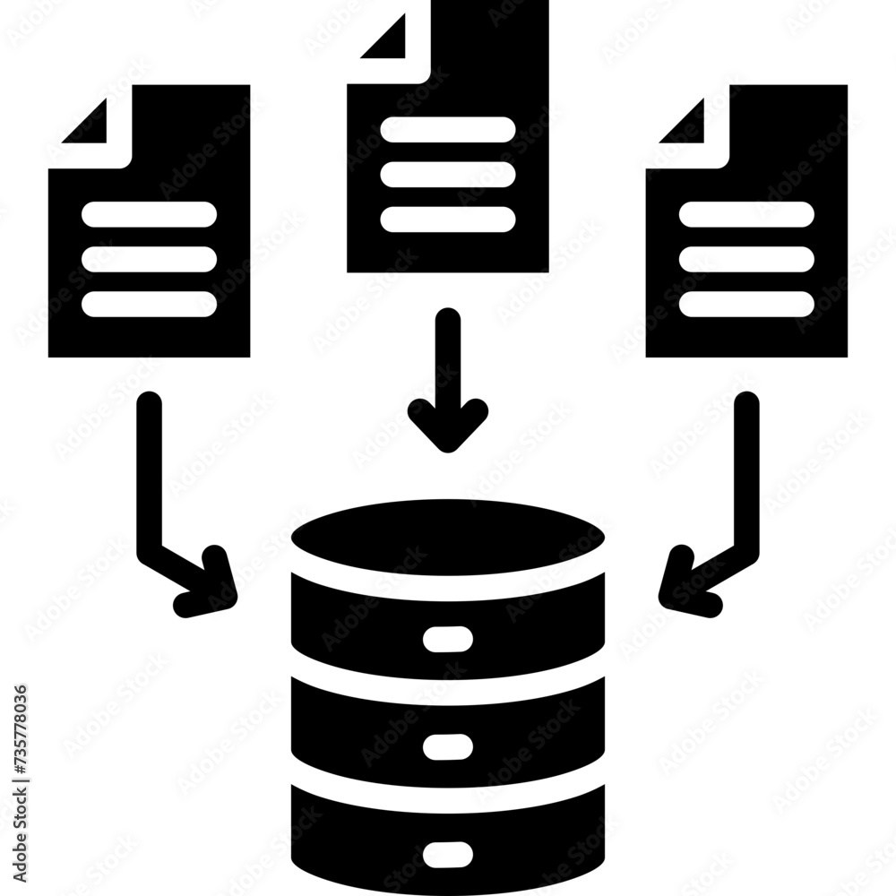 Data Collecting Icon Data Collecting Icon