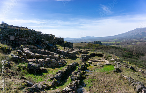 Hill fort of A Saceda (3rd century BC-1st century AD). Cualedro, Ourense, Spain. photo