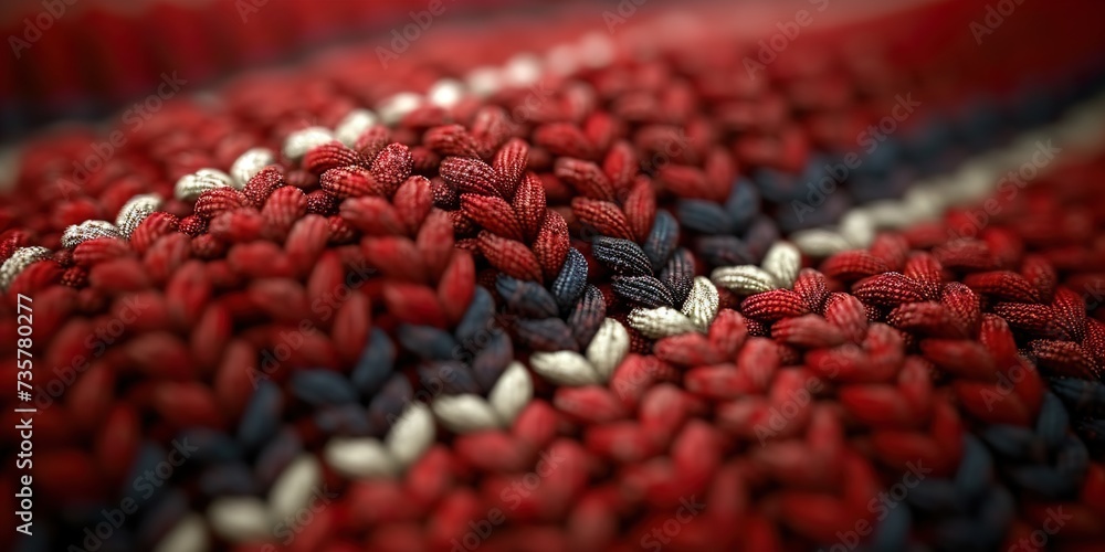 Fototapeta premium wool knitted closeup