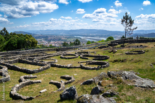 Citania of Santa Luzia (Iron Age to Romanization). Viana do Castelo, Portugal. photo