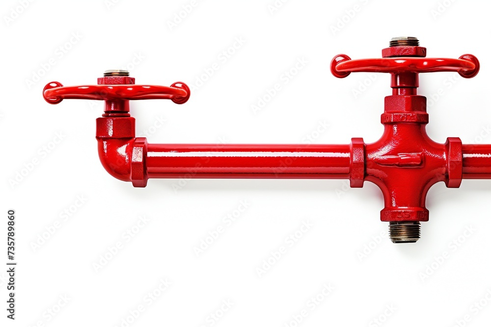 Plumbing industry banner design element isolated on white background Generative Ai Plumbing industry banner design element isolated on white background Generative Ai