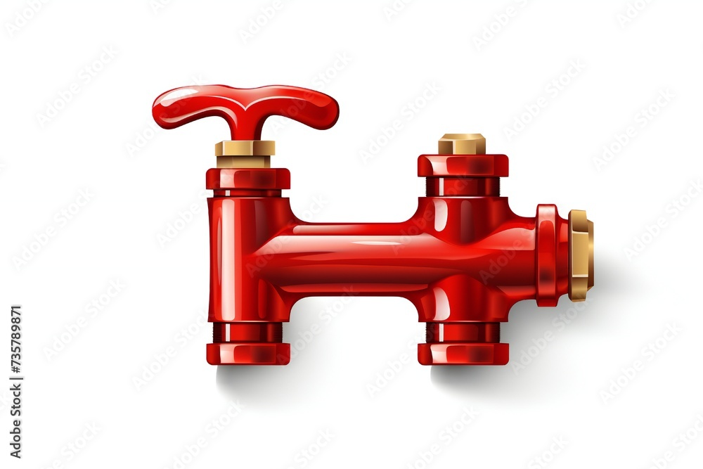 Plumbing industry banner design element isolated on white background Generative Ai Plumbing industry banner design element isolated on white background Generative Ai
