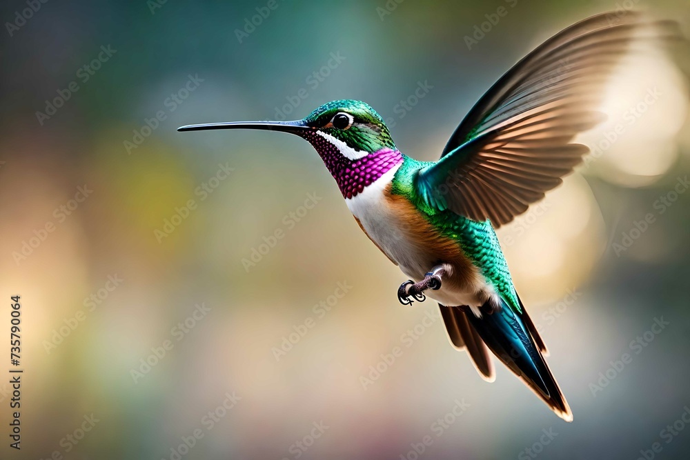 Fototapeta premium hummingbird in flight