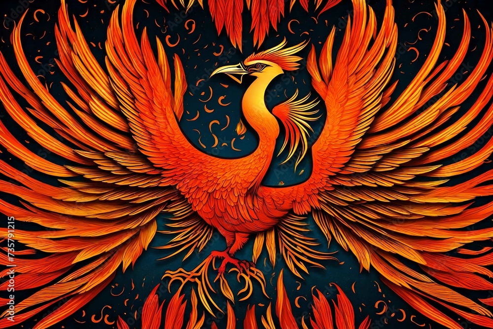 abstract background with a bird abstract background with a bird