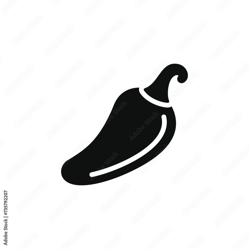Jalapeno icon isolated on transparent background Jalapeno icon isolated on transparent background
