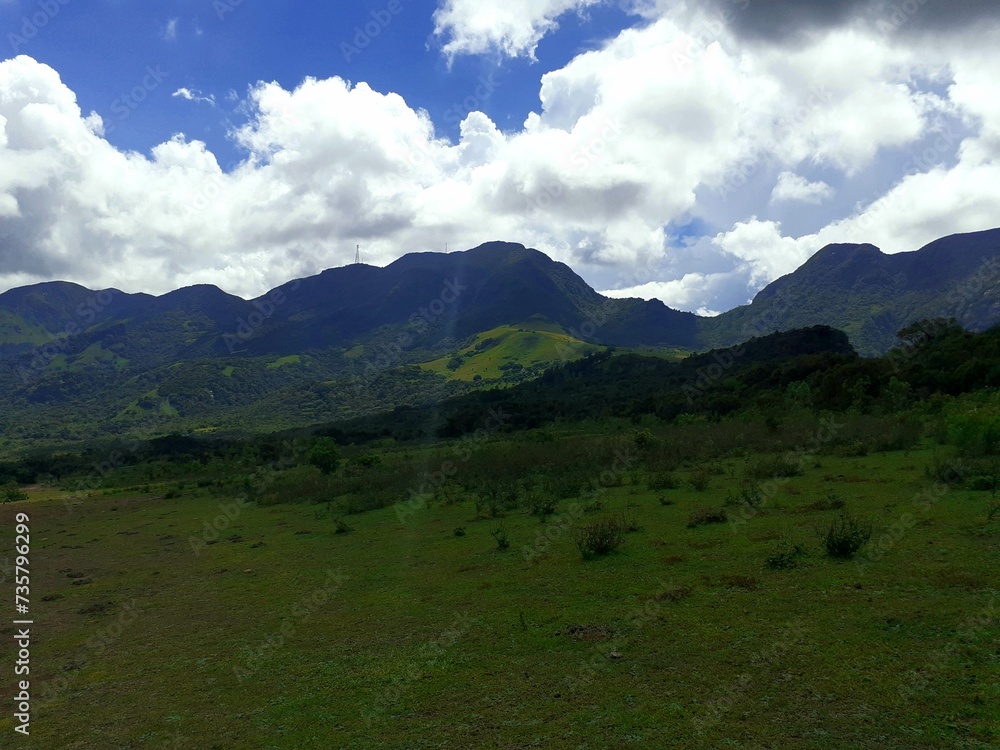 Knuckles Mountain Range in Sri Lanka