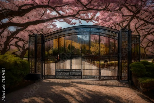 gate in the garden © Jamini