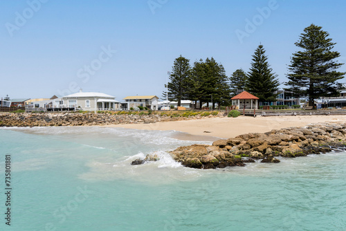 Εκτύπωση καμβά Surf beach in Beachport, South Australia