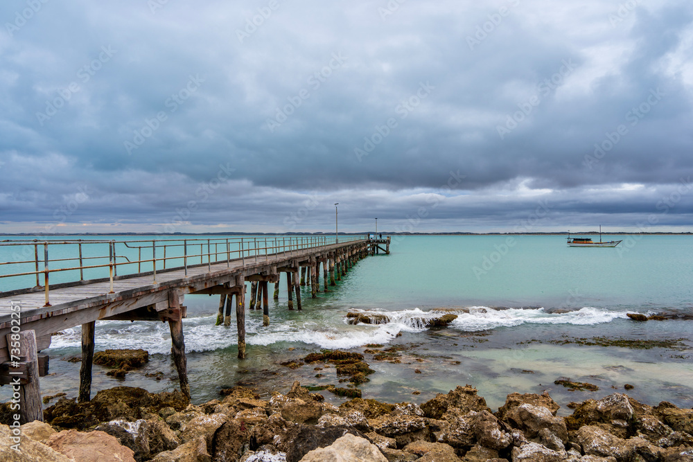 The Robe Jetty in South Australia The Robe Jetty in South Australia