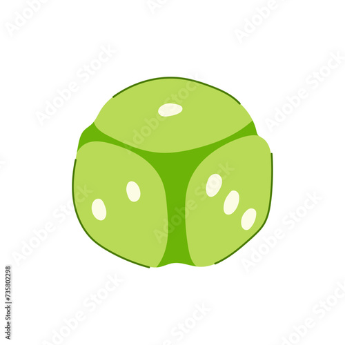 game dice cartoon vector illustration