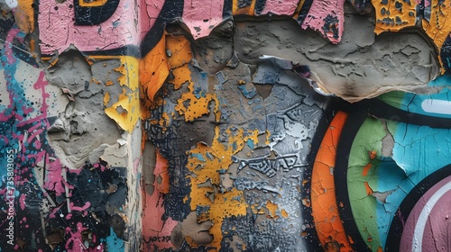 A vivid close-up image capt...