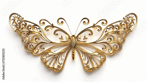 Butterfly ornament frame
