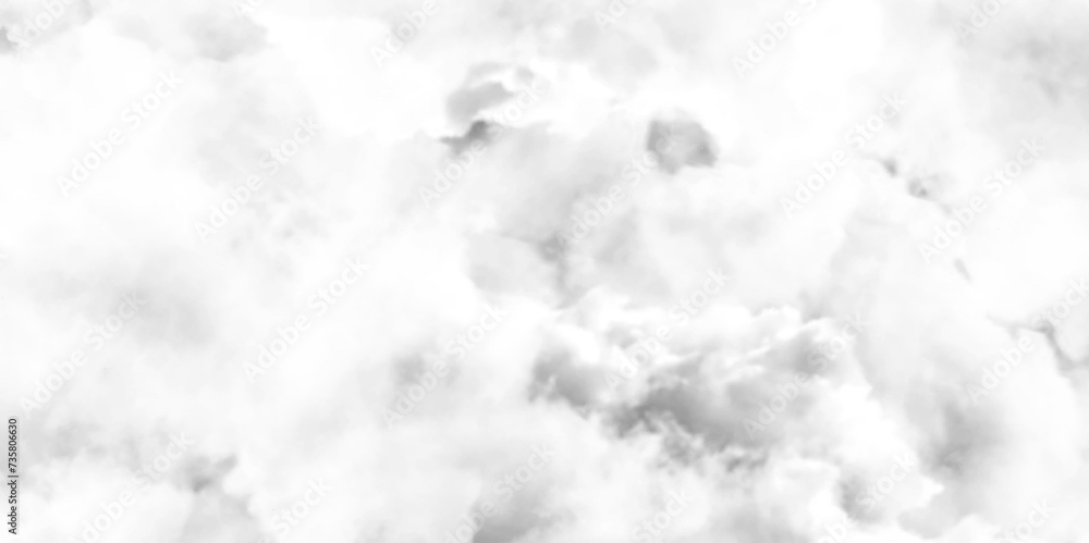 White clouds in the sky. Monochrome gray white watercolor. Abstract grunge white shades watercolor background. Silver ink and watercolor textures