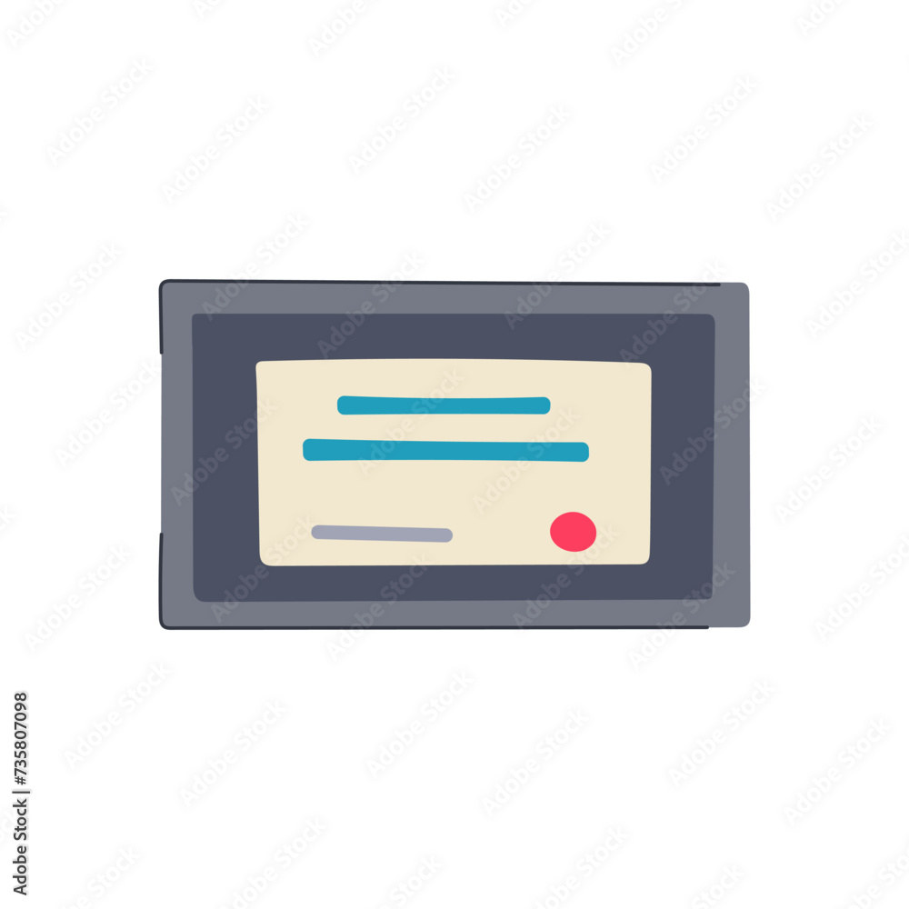 modern diploma cartoon vector illustration modern diploma cartoon vector illustration