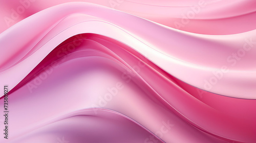 Beautiful luxury 3D modern abstract neon pink background composed of waves with light digital effect.