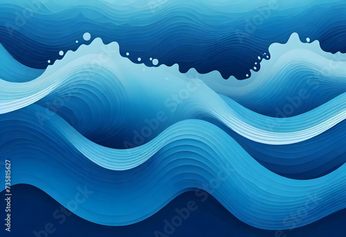 Wallpaper Mural abstract blue background Torontodigital.ca