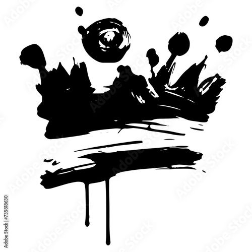 Hand down king or queen crown sketch, fellow crowned tiara, beautiful diadem and luxurious decals vector illustration
