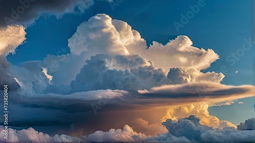blue sky with clouds  clouds in the sky  panoramic view of clouds  cloud background