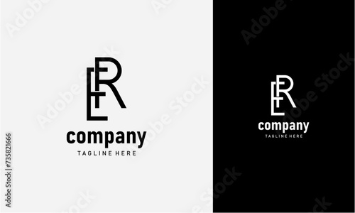 Initial Letter ER or RE Logo,Typography Vector Template. Creative Abstract Letter ER or RE Logo Vector