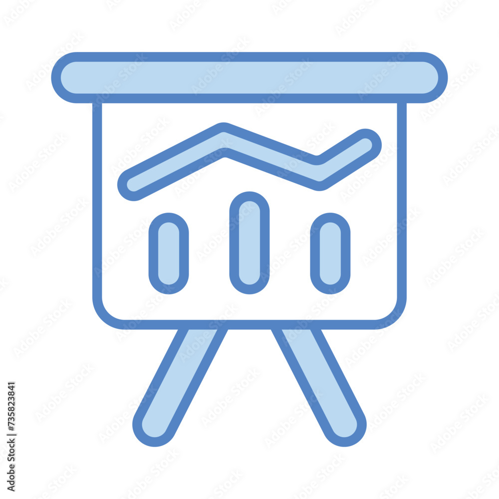 Stats icon vector stock illustration. Stats icon vector stock illustration.