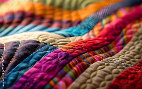 colorful wool fabric