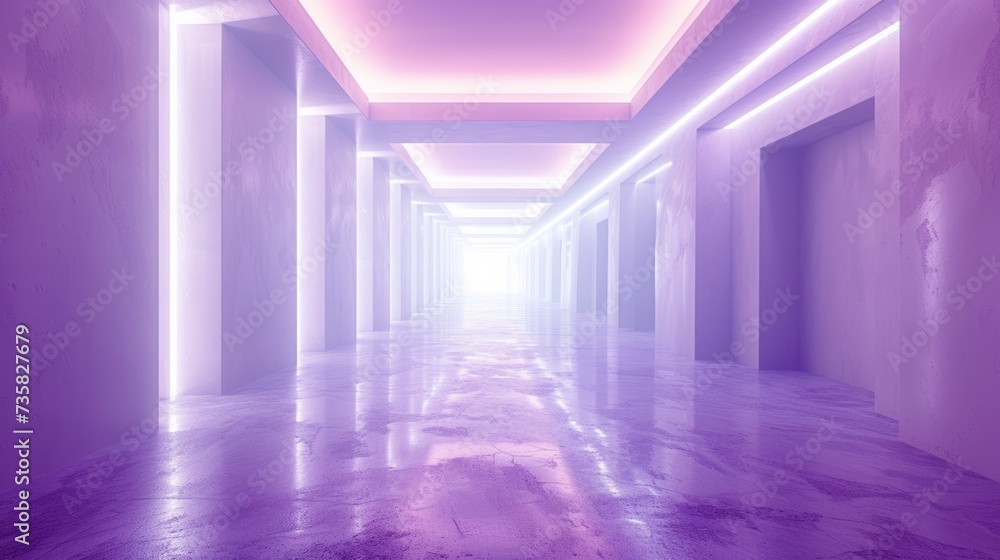 Abstract Purple Room