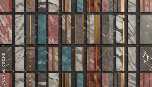 3d decorative background texture pattern, interior mural wallpaper.