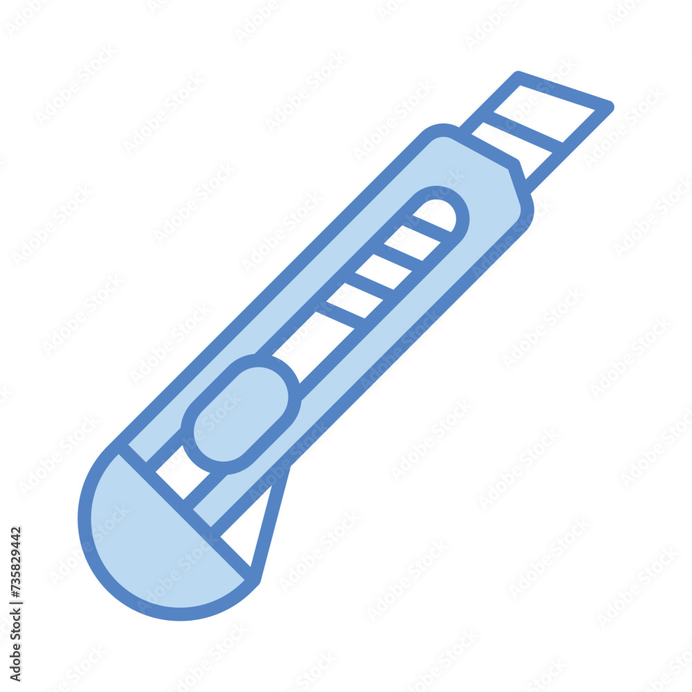 Cutter icon vector stock illustration. Cutter icon vector stock illustration.