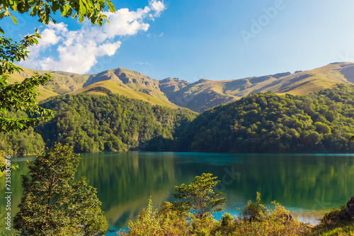 View to lake MaralGol in Azerbaijan Republic