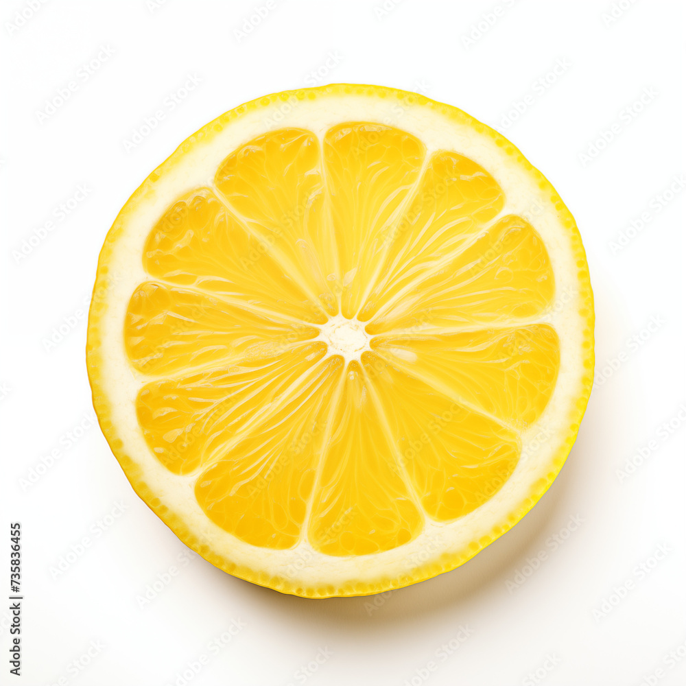 lemon slice isolated on white lemon slice isolated on white
