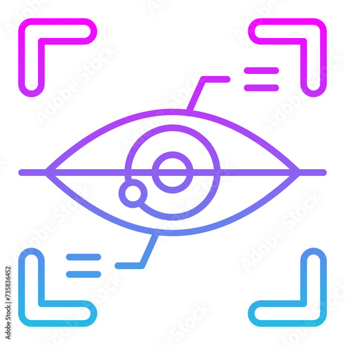 Eye scanner Icon